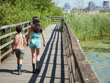 Visit the unique four acre ecology park located at the heart of the development